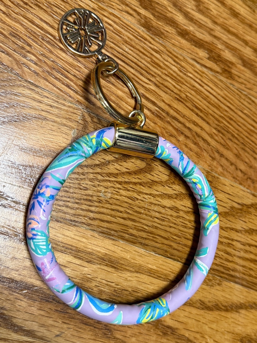 Lilly Pulitzer Lavender Key Ring Bracelet
